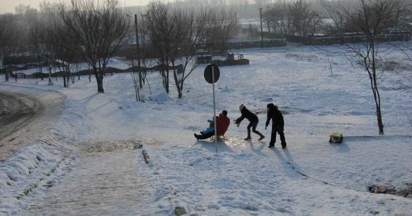 Iarnă cu frig pătrunzător Foto:I.S.