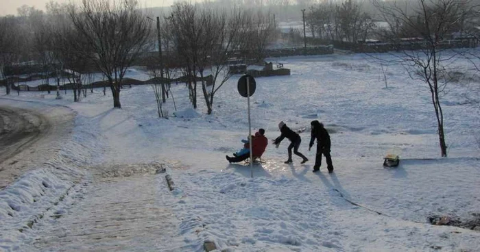 Iarnă cu frig pătrunzător Foto:I.S.
