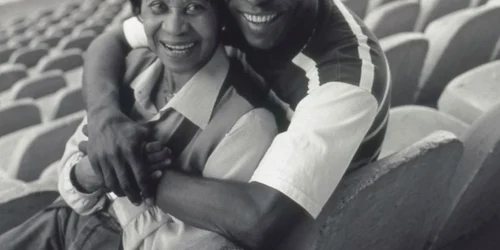 Celeste Arantes și Pele. Foto X/Pele 