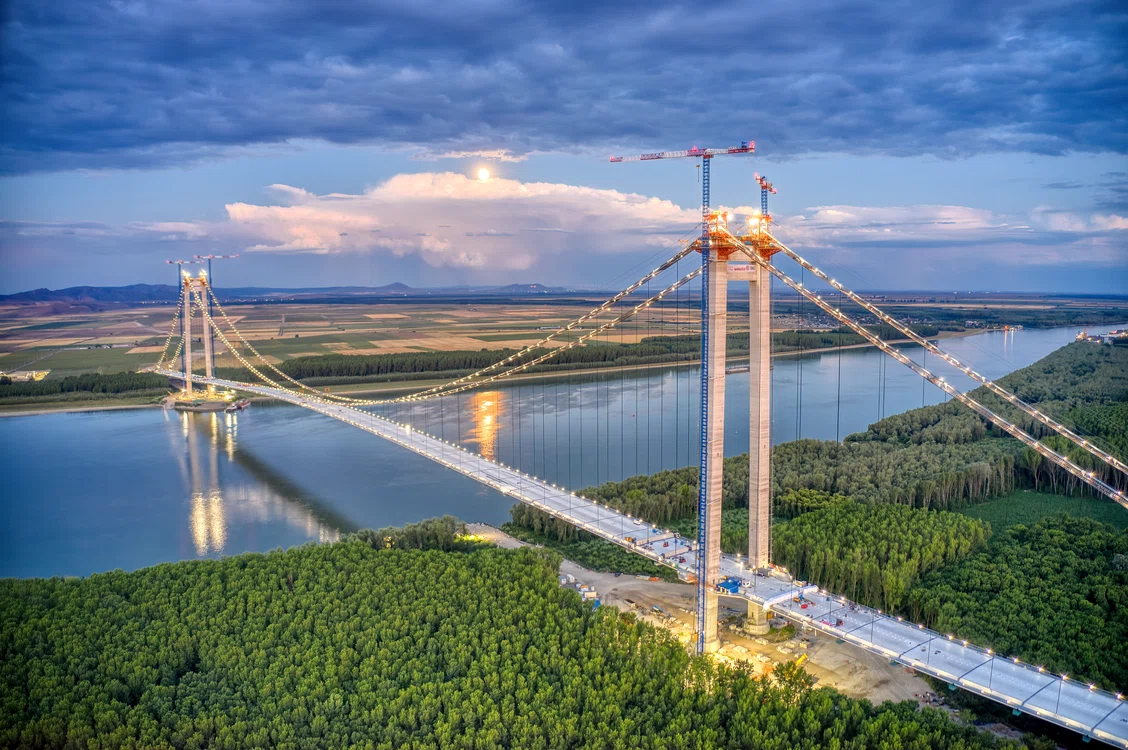 Podul de la Brăila, cea mai scumpă construcție din România Foto: Shutterstock