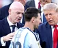 Donald Trump și Messi la Cupa Mondială FOTO AFP