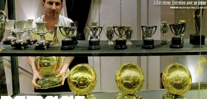 Messi are o adevărată colecţie de trofee