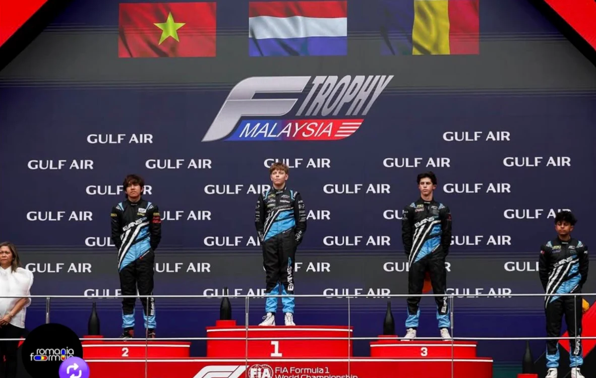 Cosma Cristofor, pe podium în Formula Trophy Malaysia