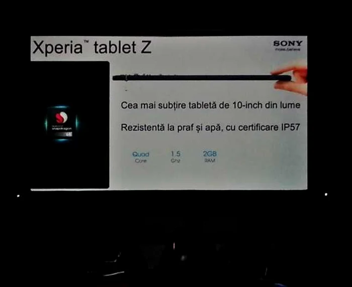 tableta xperia z foto adevarul