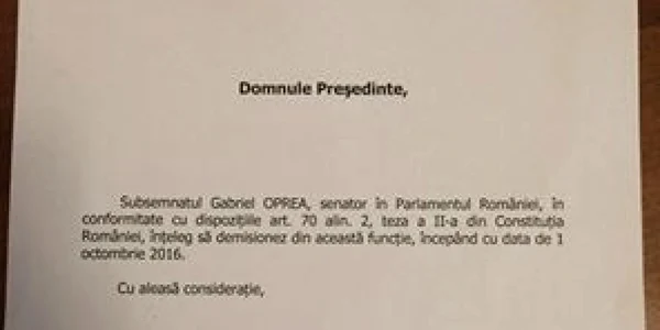 demisie oprea