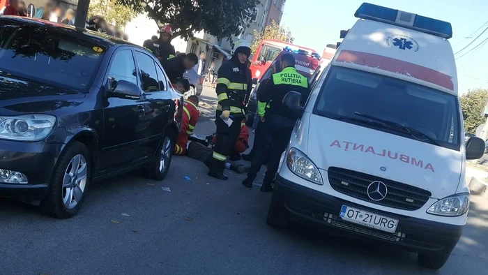 Bărbatul lovit a murit FOTO: martor