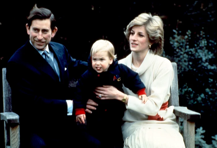 Diana, Charles şi unul dintre copii
