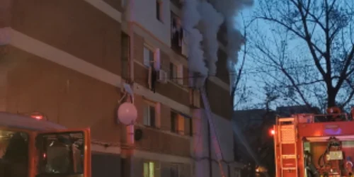 Incendiu devastator la Galaţi FORO ISU Galaţi