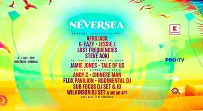 Organizatorii Neversea au anunțat primii artiști care cântă la ediția din 2019