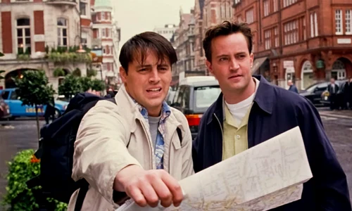 Matt LeBlanc și Matthew Perry, Foto Profimedia jpg