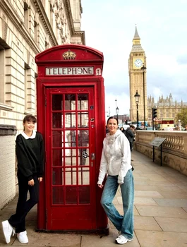 Livia Graur a rămas impresionată de Londra, capitala Regatului Unit foto: arhiva personală