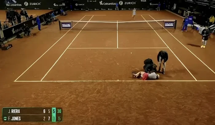 Francesca Jones s-a resimțit, în timpul turneului de la Bogota (FOTO: captură Youtube)