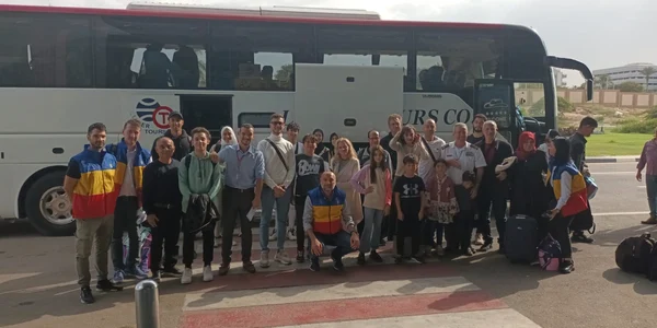 Români evacuați din Gaza, Cairo 11 nov 2023 Foto MAE 12 jpg