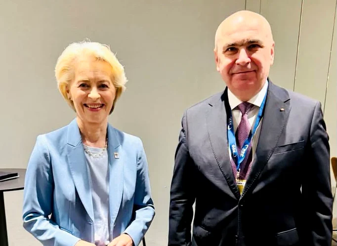 Ilie Bilojan și Ursula von der Leyen