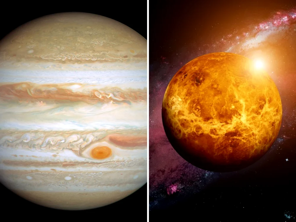 Cele două planete vor fi suficient de strălucitoare pentru a putea fi observate cu ochiul liber