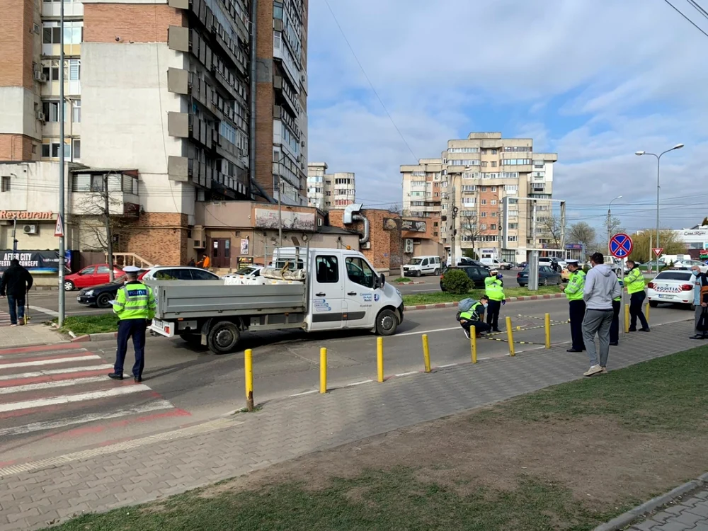 Accidentul a avutl loc pe trecerea de pietoni