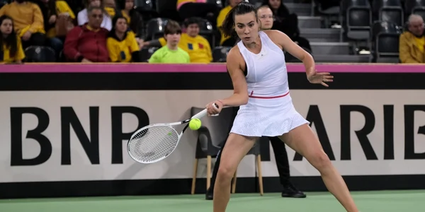 Gabriela Ruse jucatoare de tenis in Sala Polivalenta din Cluj-Napoca FOTO Mediafax / Raul Stef