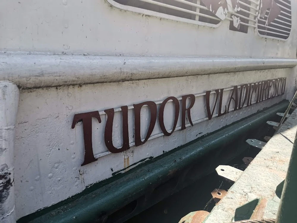 Nava Tudor Vladimirescu, ancorată în Portul Galați FOTO: Cornelia Mazilu 