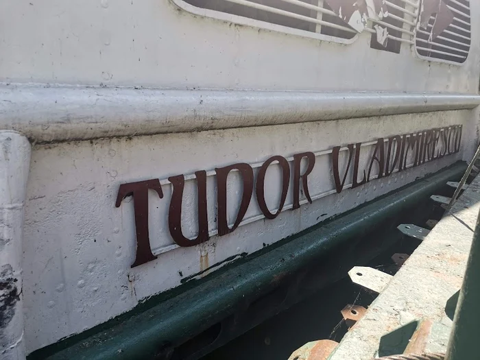 Nava Tudor Vladimirescu, ancorată în Portul Galați FOTO: Cornelia Mazilu