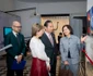 Principesa Sofia la expoziția de fotografie japoneză de la Muzeul Antipa cu ambasadorul Japoniei, Takashi Katae, și soția sa, Fumiko Katae. FOTO: Alexandra Curea Gogu/Casa Majestății Sale