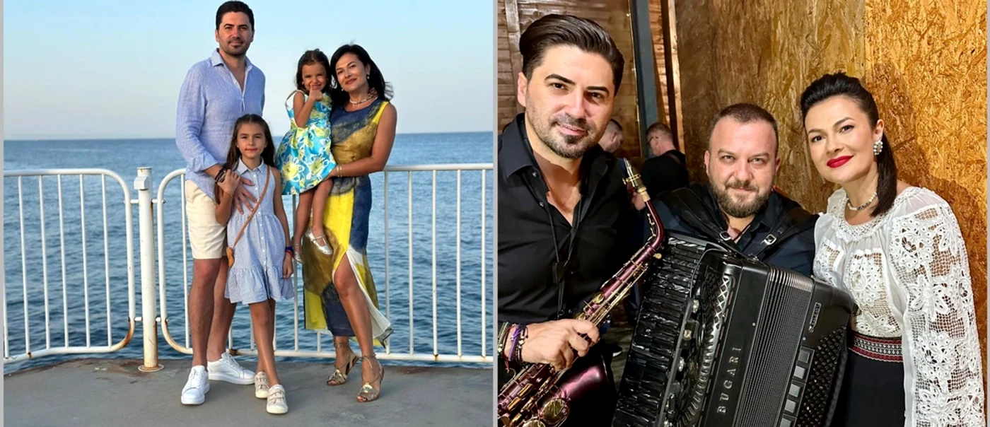 Olguța Berbec și familia / Colaj: Click!