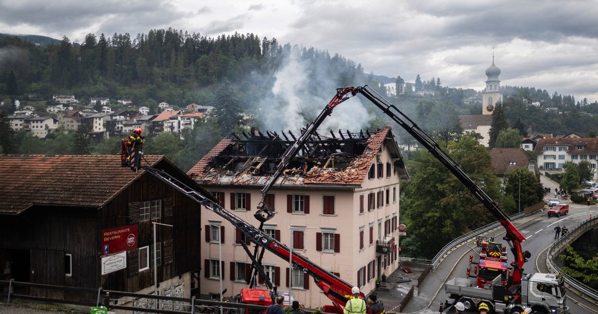 Doi cetățeni români au murit într-un incendiu produs la Thusis, Elveția