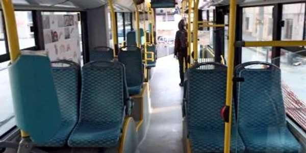 Autobuzele circulă mai mult goale la Galaţi FOTO PM Galaţi
