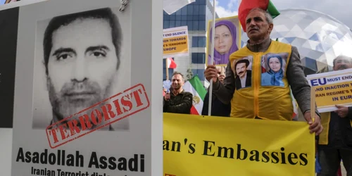 Protest al opozitiei iraniene FOTO EPA-EFE