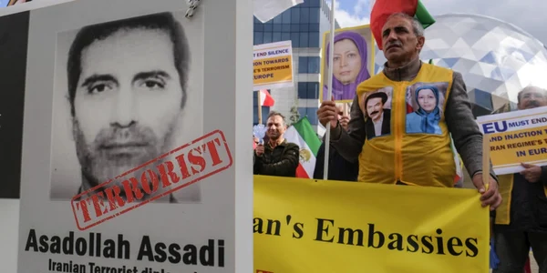 Protest al opozitiei iraniene FOTO EPA-EFE
