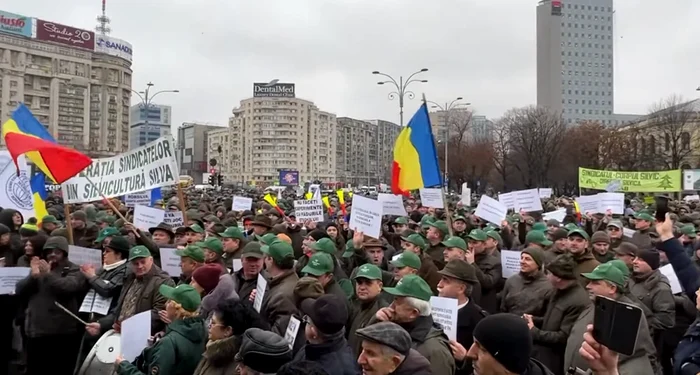 Protest silvicultori Foto: Green News (arhivă)