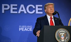 Donald Trump la Alaska FOTO AFP