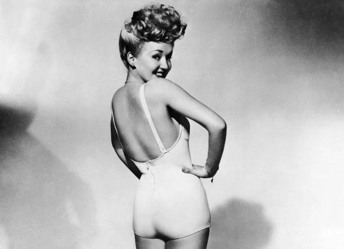 Imaginea pin-up cea mai faimoasă cu Betty Grable…foto: Arhiva personală