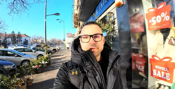 Mario, vloggerul italian fascinat de București FOTO YouTube