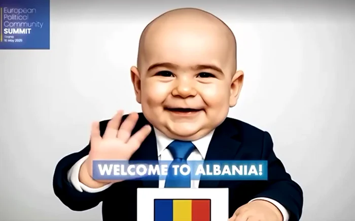 VIDEO lie Bolojan și alți lideri europeni apar ca bebeluși într-un clip generat de AI, difuzat în deschiderea summitului din Albania