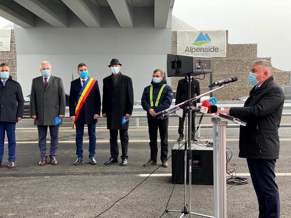 Lucian Bode a deschis, săptămâna trecută, ultimul lot de autostradă pe acest an: Râșnov-Cristianu
