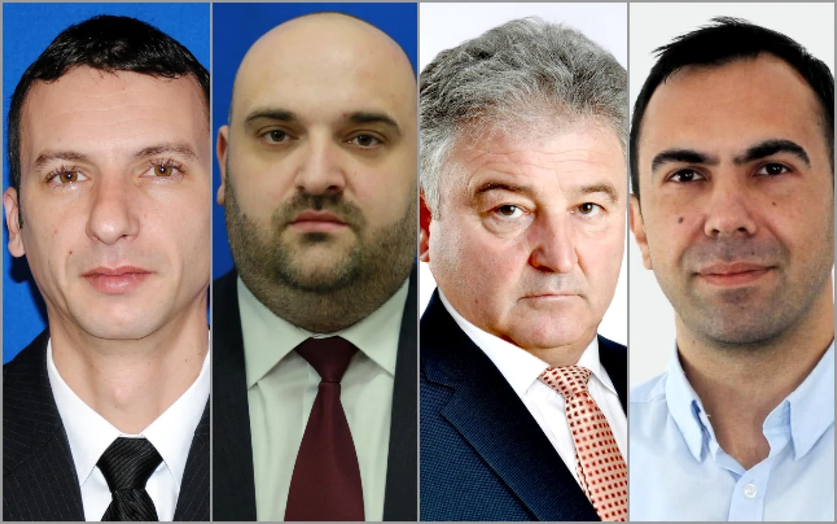 Ionel Stancu, Alexandru Andrei, Nicu Niţă şi Eugen Terente sunt patru dintre cei care au vorbit doar la depunerea jurământului FOTO Colaj Adevărul