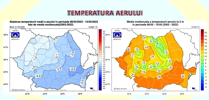 Săptămâna 8 – 15 mai. FOTO ANM