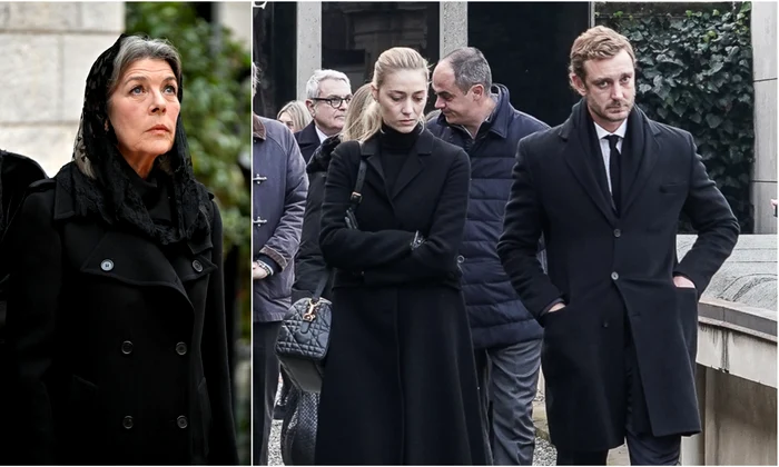 Prințesa Caroline și Pierre Casiraghi cu soția Beatrice Borromeo, doliu în familia Casiraghi de la Monaco   Profimedia jpg