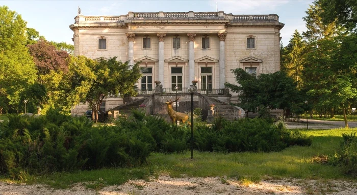 Palatul Mocioni-Teleki găzduiește în prezent Spitalul de psihiatrie Căpâlnaș. Foto: aradcityguide.ro