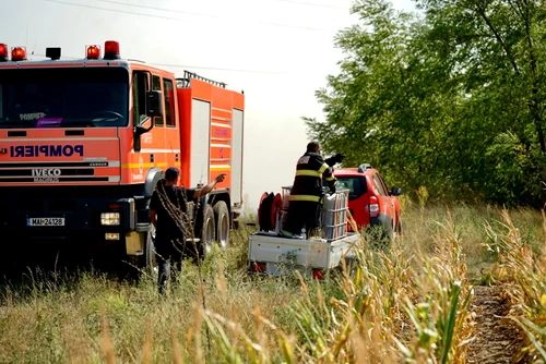 Incendii in Giurgi si Mehedinti FOTO: IGSU