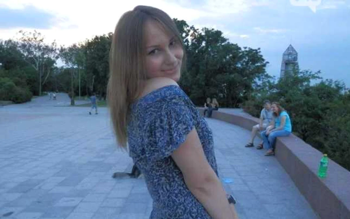 Maria Zaiţeva, tânăra originară din Republica Moldova reţinută în Odesa. FOTO:048:ua