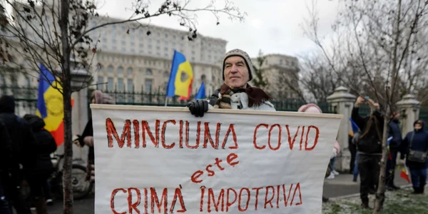 Protest certificat verde - 21 dec 2021 / FOTO Inquam Photos / George Călin