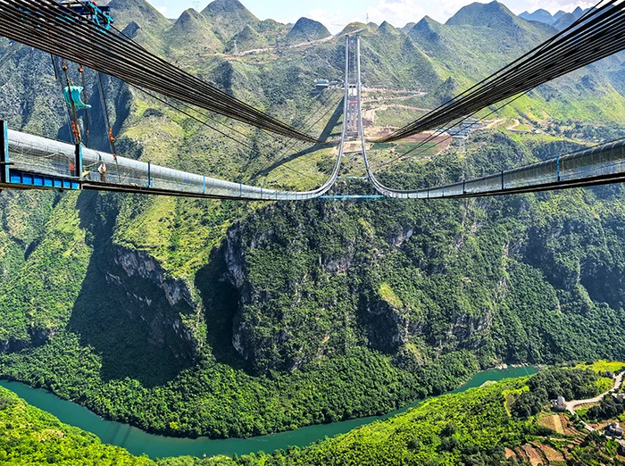 Podul Huajiang Grand Canyon FOTO: X