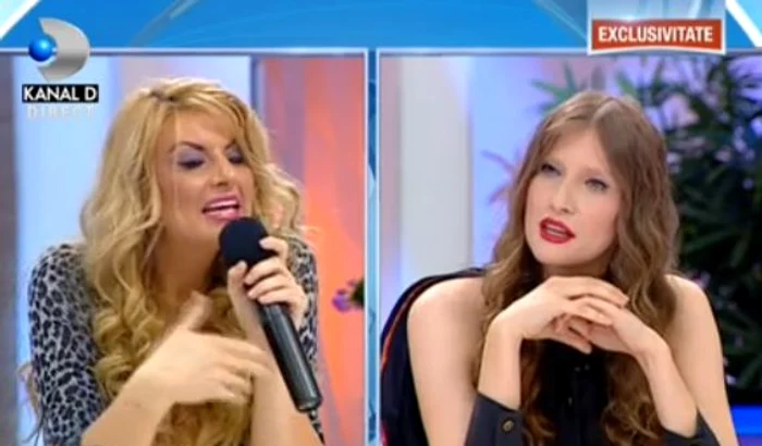
    Tara şi Iulia Albu s-au contrat, iar cântăreaţa a fost extrem de nervoasă. (captură Kanal D)  
