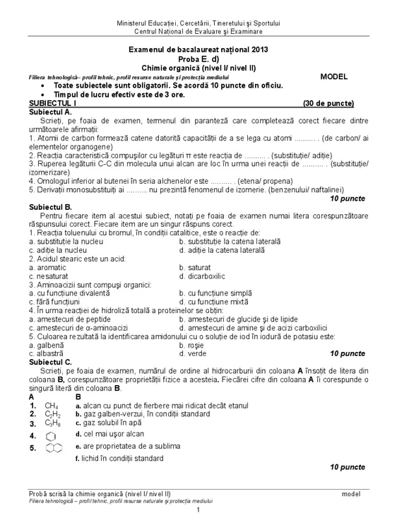 chimie organica 1