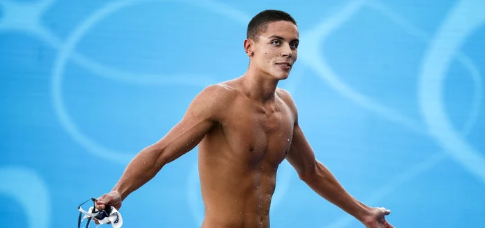 David Popovici face furori la Campionatele Naționale de înot. Foto EPA EFE