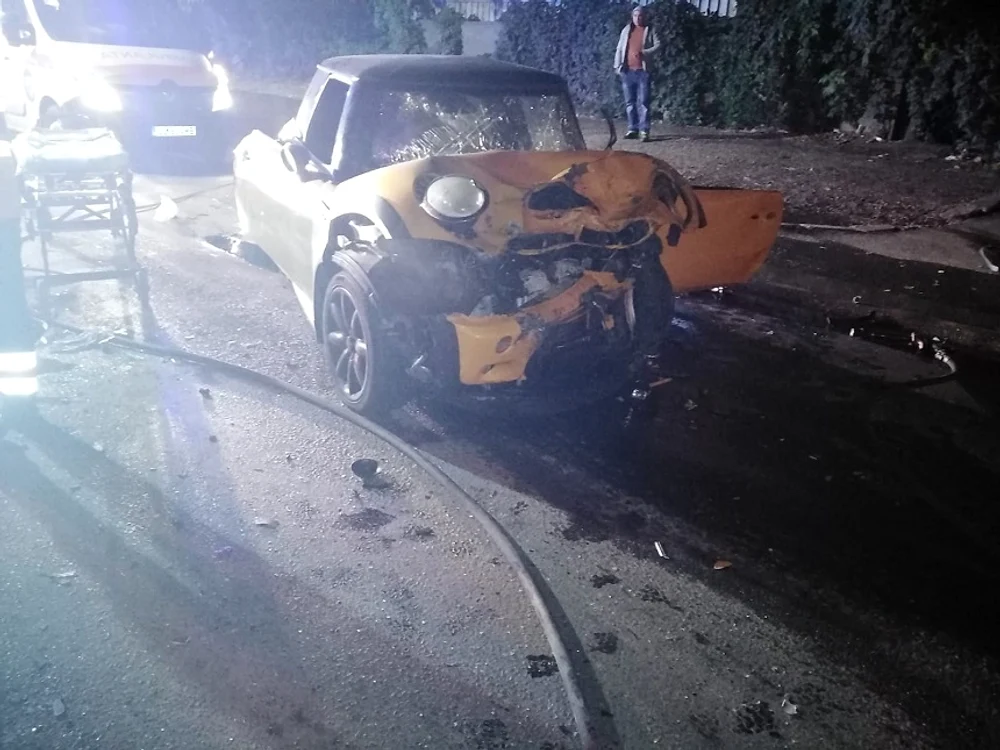 În taxi au fost 3 persoane încarcerate