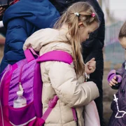 Razboi în Ucraina 15-16 martie copii refugiati Radauti Romania 2022 FOTO Inquam Photos / Catalin Urdoi 