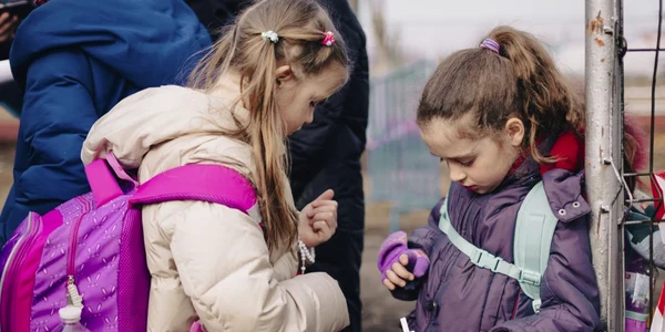 Razboi în Ucraina 15-16 martie copii refugiati Radauti Romania 2022 FOTO Inquam Photos / Catalin Urdoi 