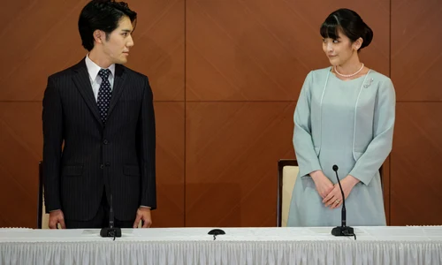 Prințesa Mako a Japoniei și Kei Komuro GettyImages 1349102717 jpg